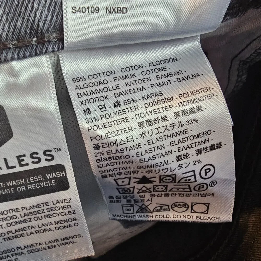 Levi's 541 Jeans Mens 31x30 Gray Athletic Taper Stretch Denim Casual Modern